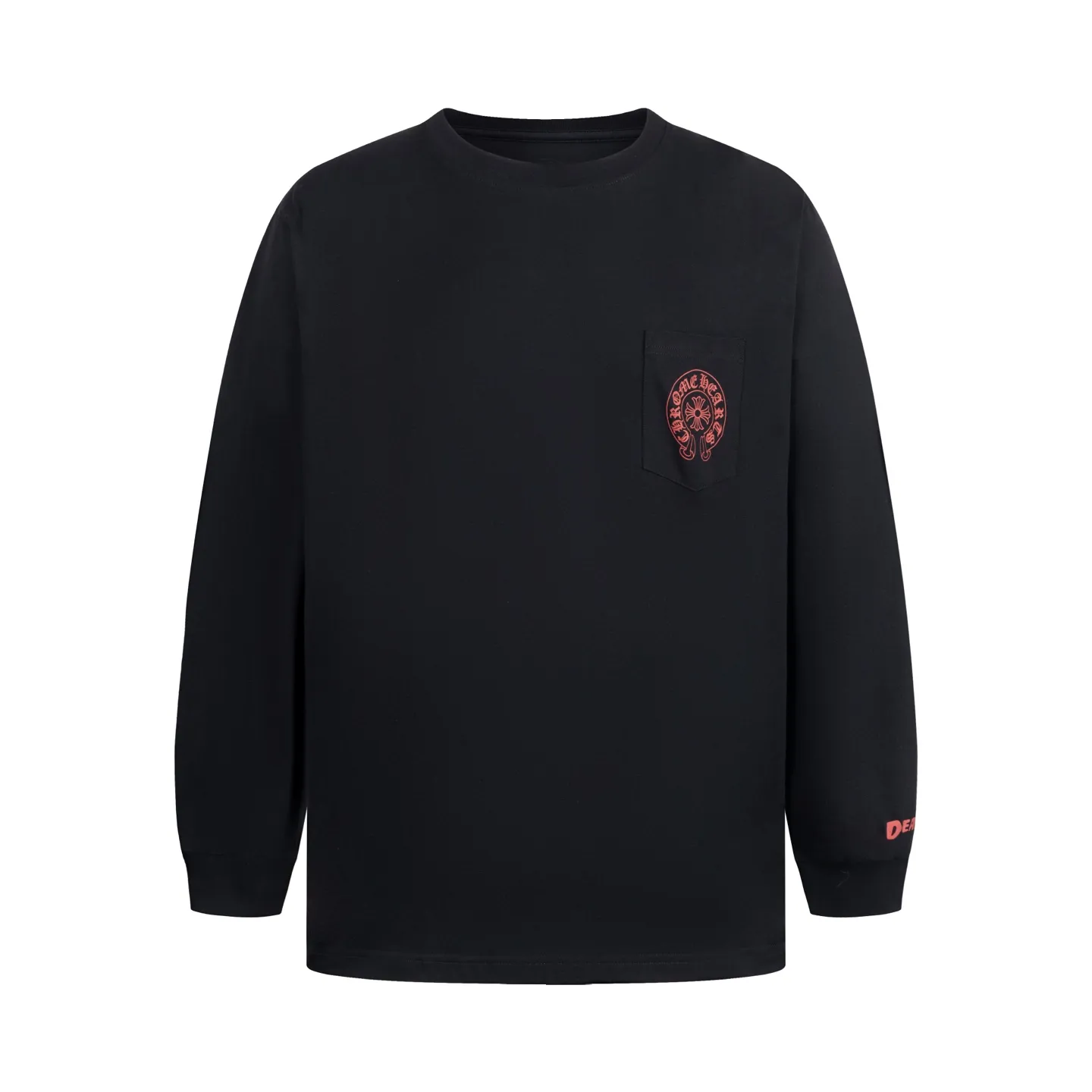 🅿️340 [Exclusive supply] CH Crow Heart Animation Printed Long Sleeve The fabric is made of 26-woven 200g cotton. Printing is very important here. The ink printing used in the original version is simply incapable of being restored by general printing factories. After running to many factories, the time paid off. The overall routing is straight and delicate, the fabric is comfortable and soft, and the color is consistent without color difference. It can be matched with the same style to create a fashionable look, control various occasions, customized accessories, complete three standards, the same style for men and women. Size:S/M/L
